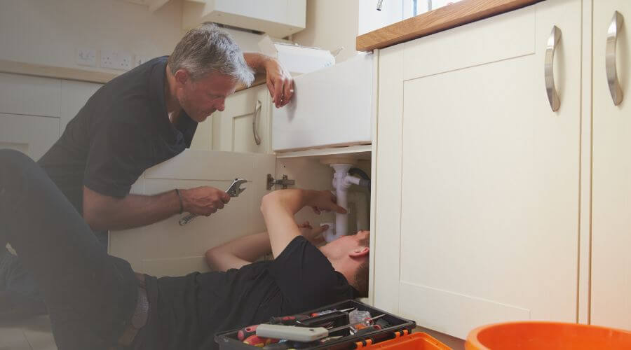 Crawl Space Pipe Repair in Reed City, MI